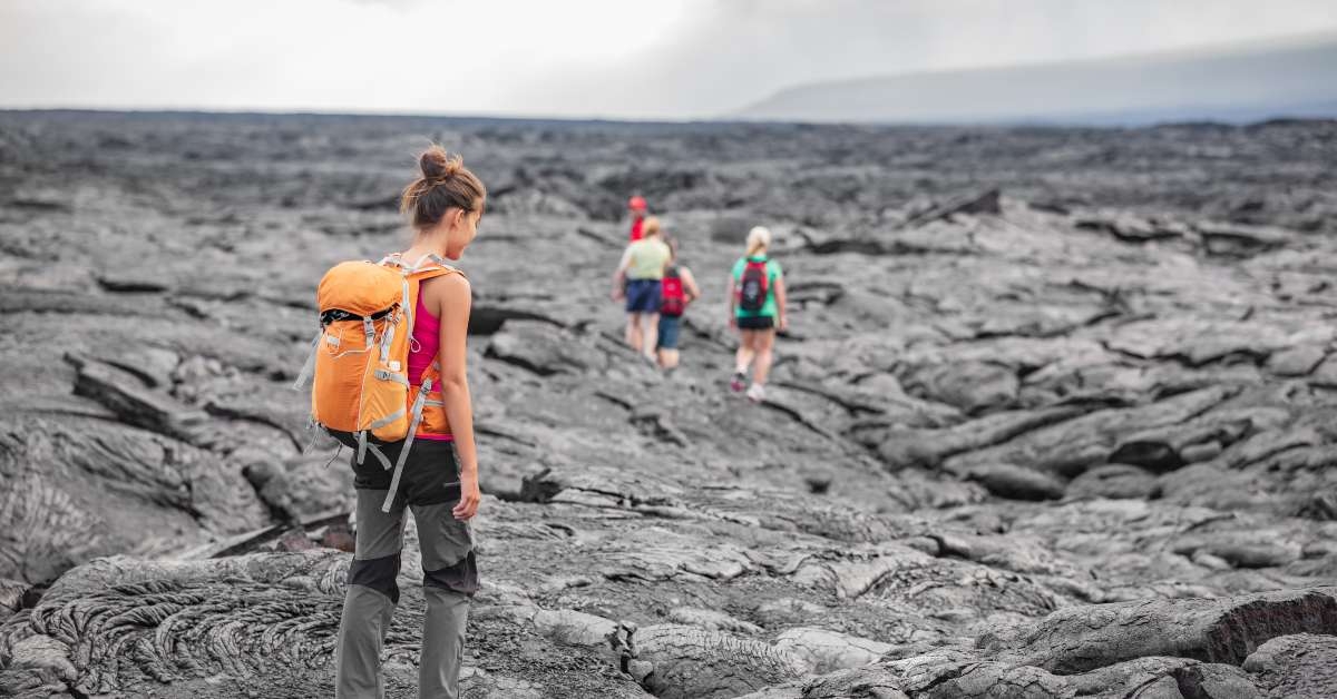 group of hikers