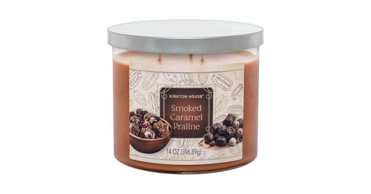 three wick candle 