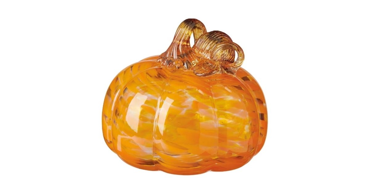 house glass pumpkin
