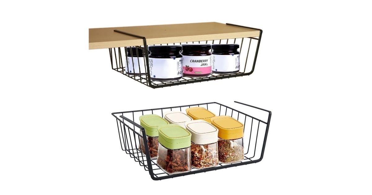 pinksheep under shelf basket