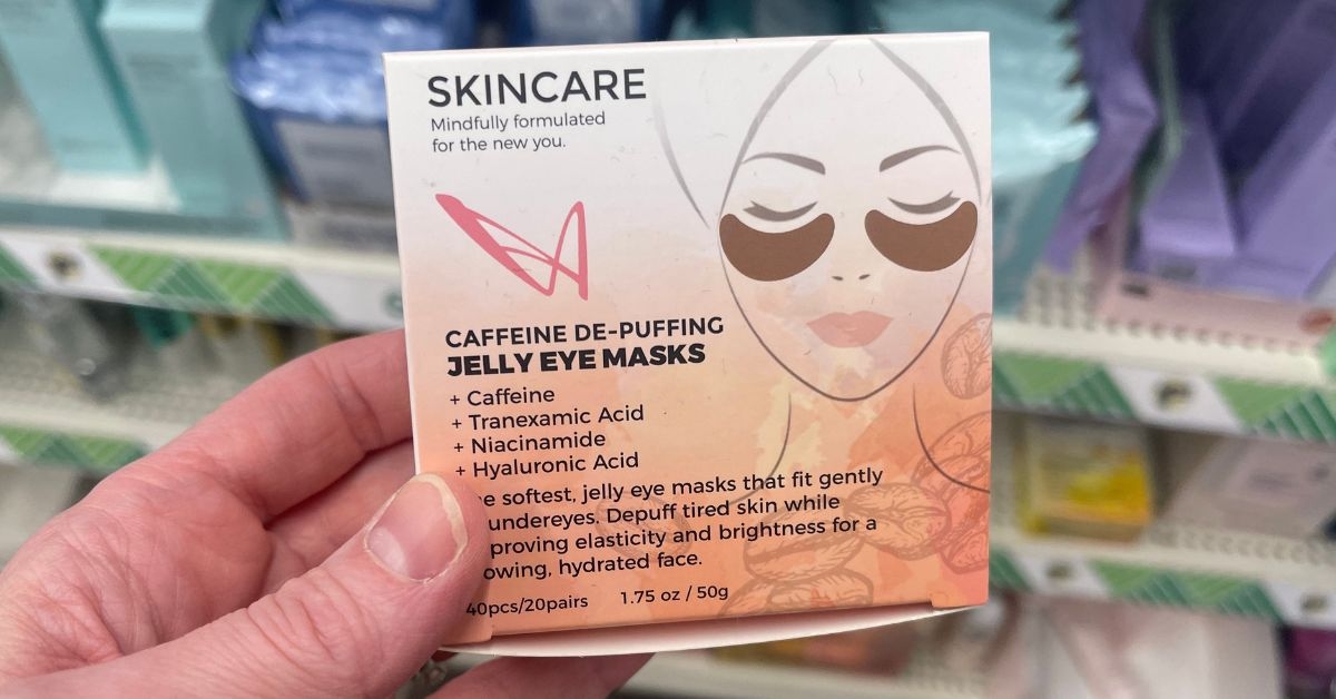 caffeine de puffing jelly eye masks