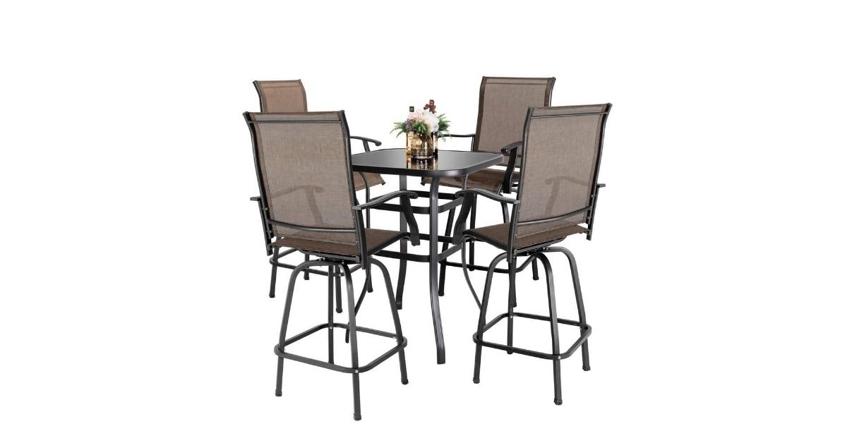 garden patio outdoor bar set