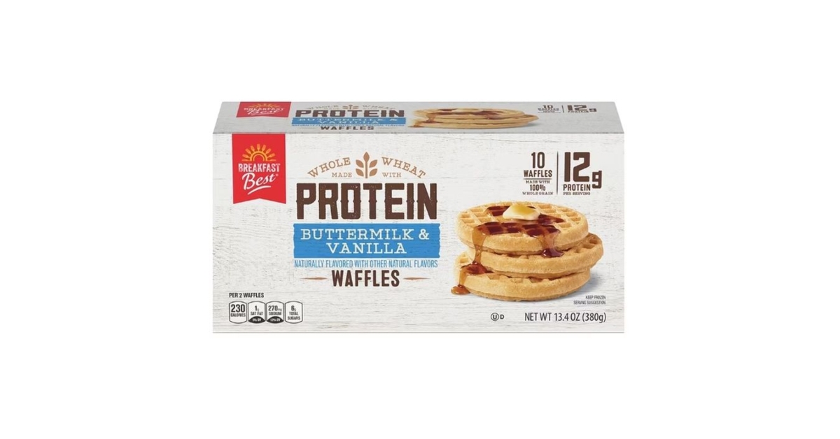 buttermilk vanilla protein waffles