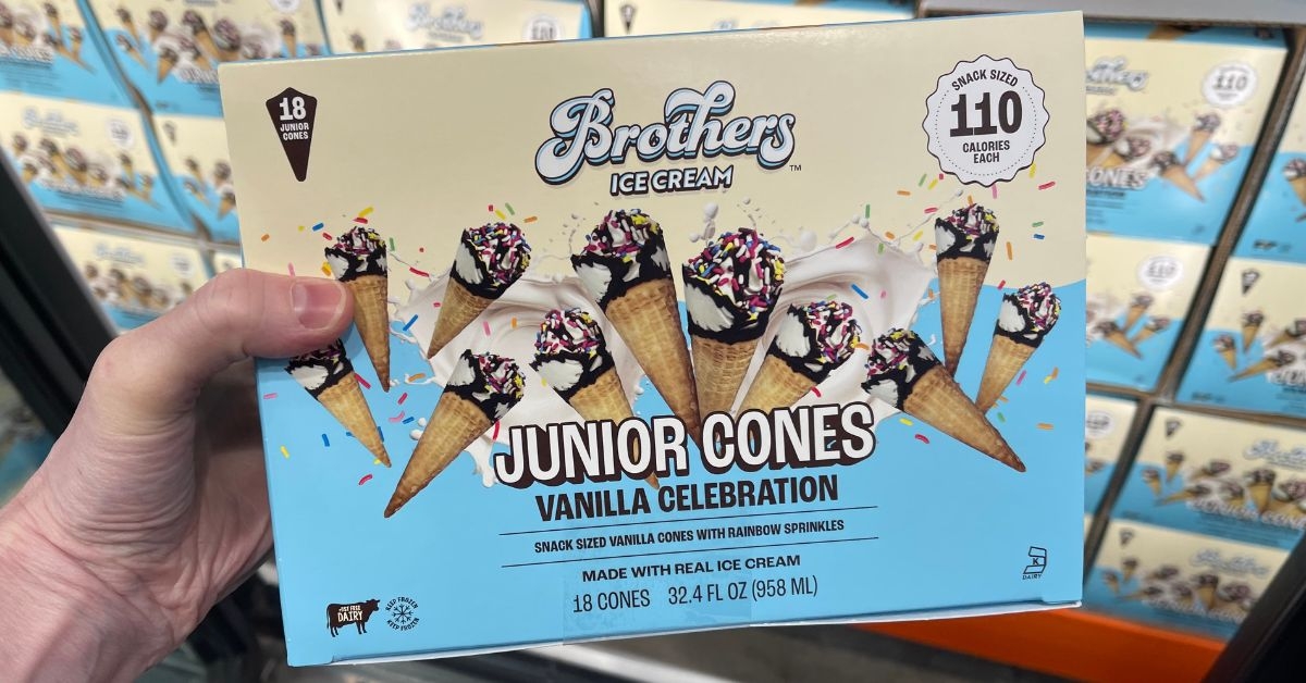 brothers ice cream junior cones