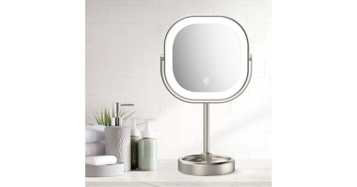 double sided vanity mirror