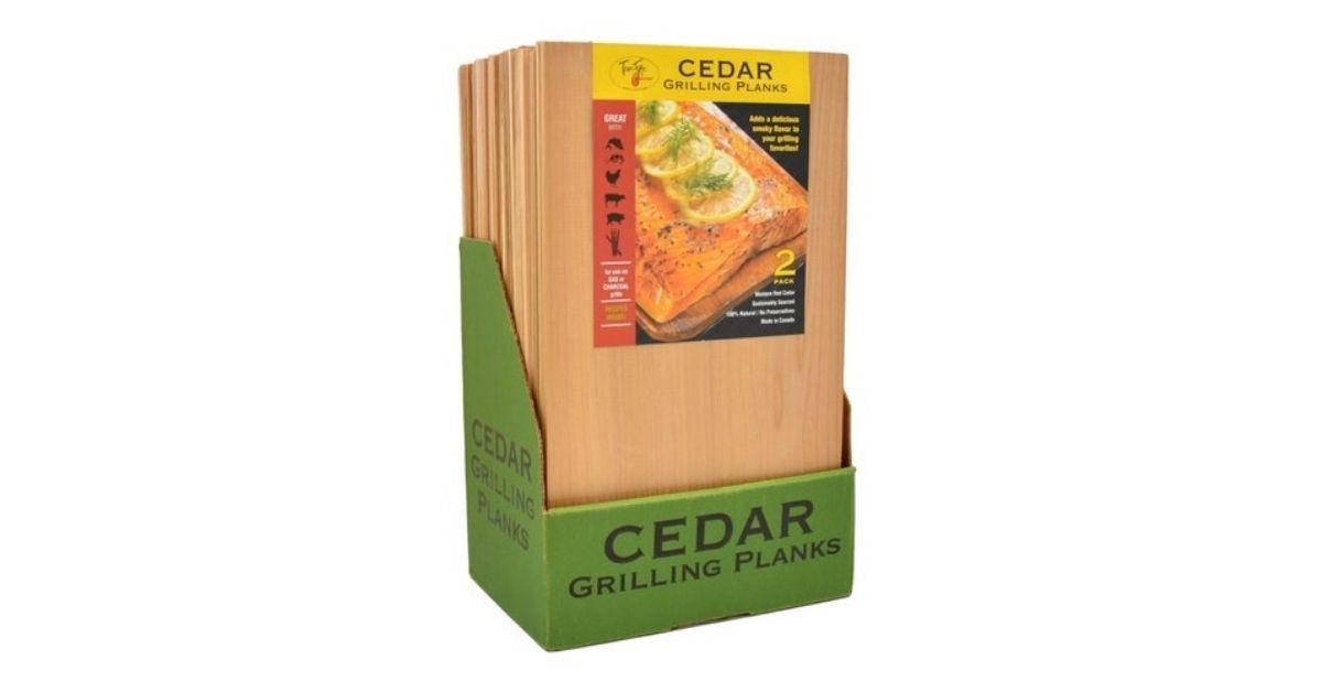 truefire cedar grilling planks