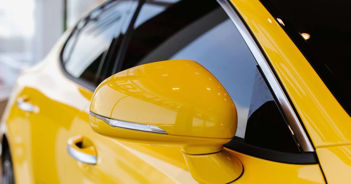 chrome yellow car