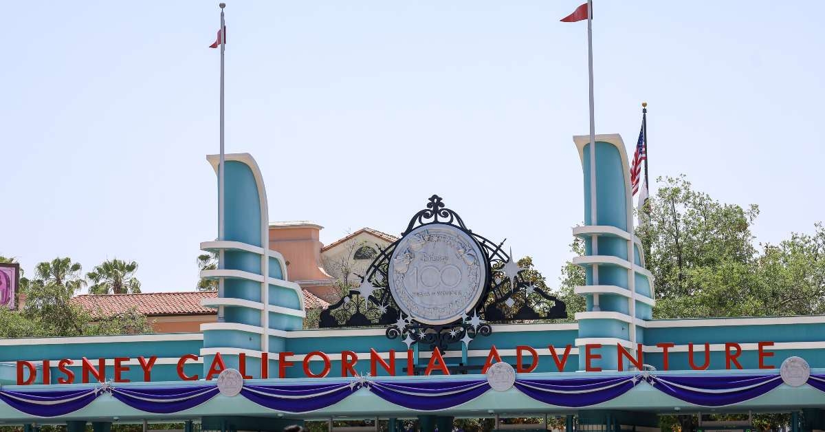 disney california adventure sign