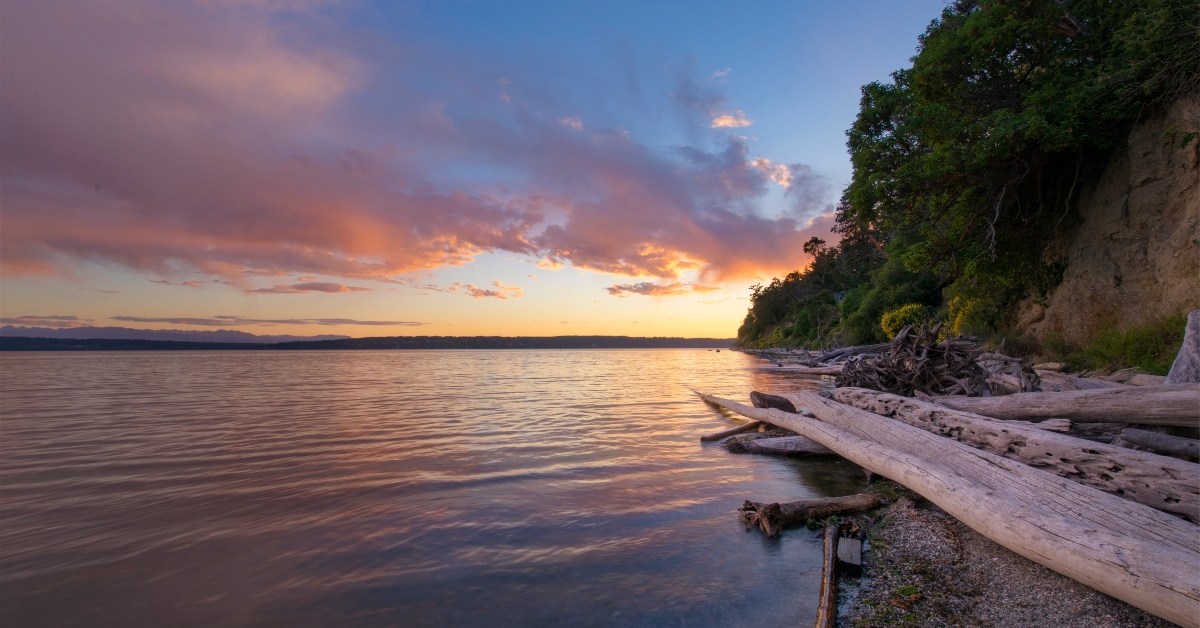 A beautiful Sunset at Camano Island