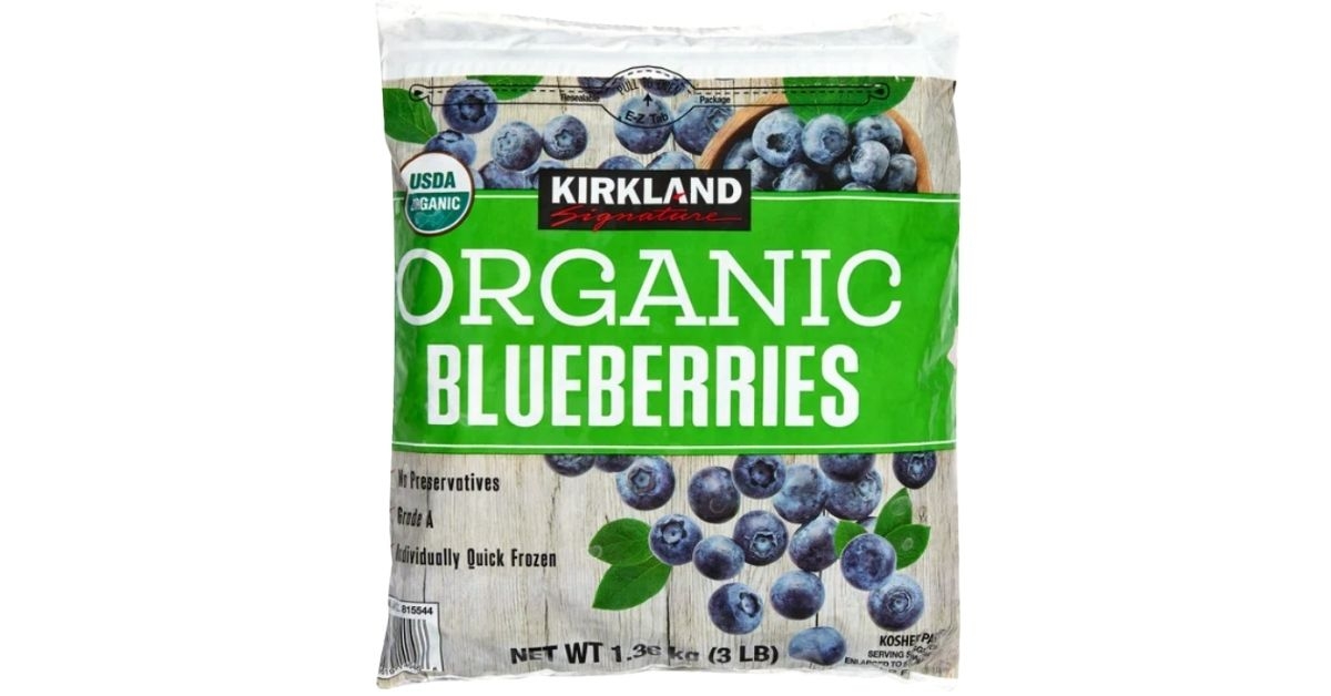 organic frozen blueberries