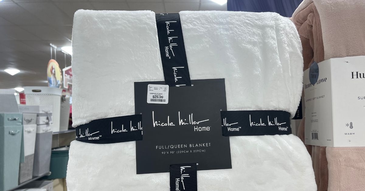 nicole miller home blanket