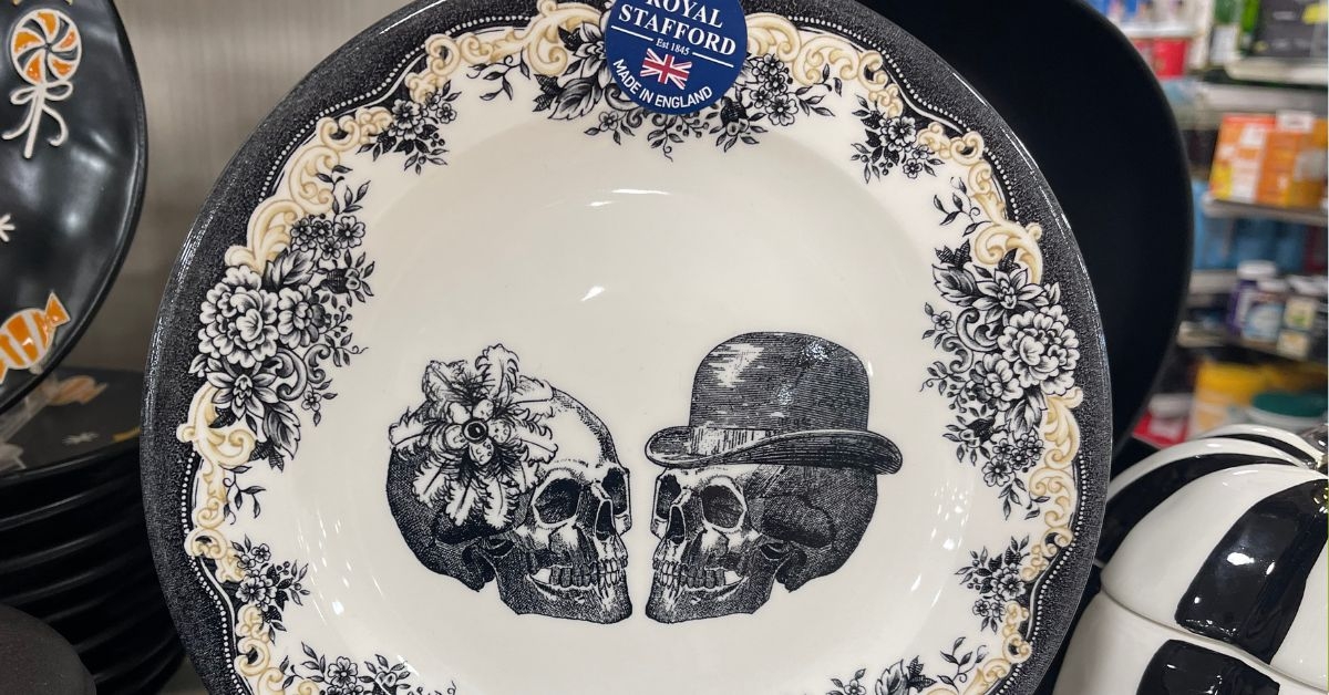 halloween dinner plates