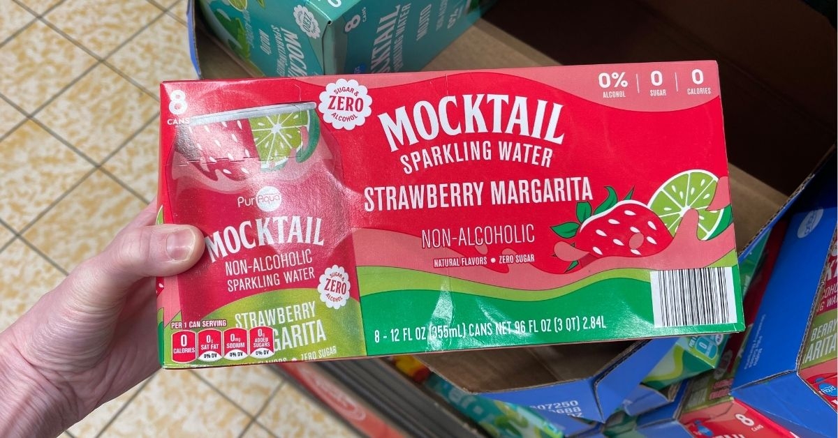 strawberry margarita mocktail sparkling water