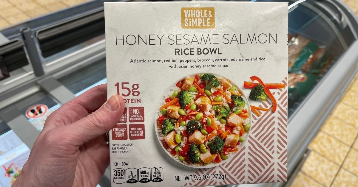 honey sesame salmon rice bowl