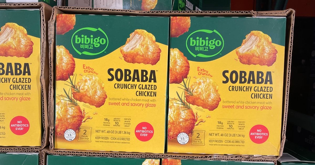 glazed chicken in a box