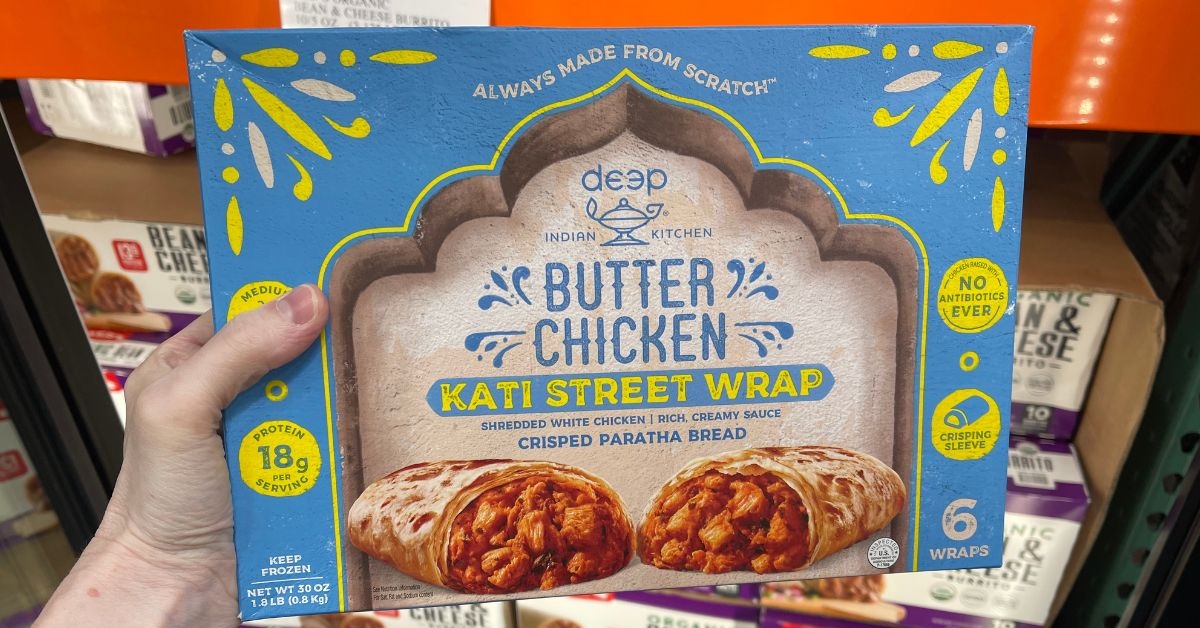 butter chicken kati street wrap