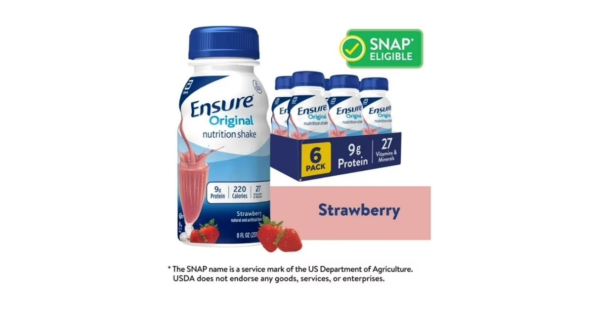 ensure original nutrition shake