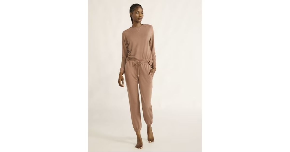 french terry sweatshirt and joggers set