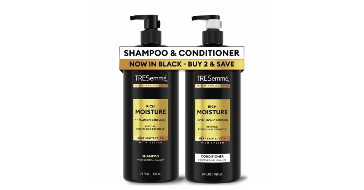 rich moisture shampoo and conditioner