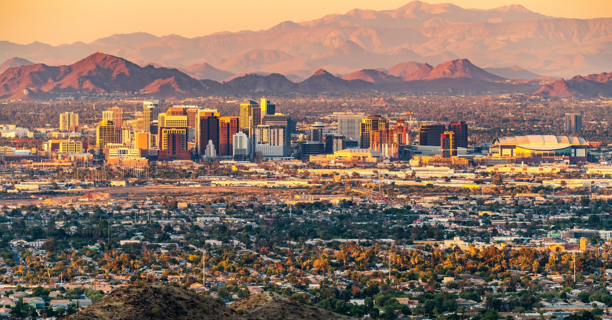 phoenix arizona skyline  
