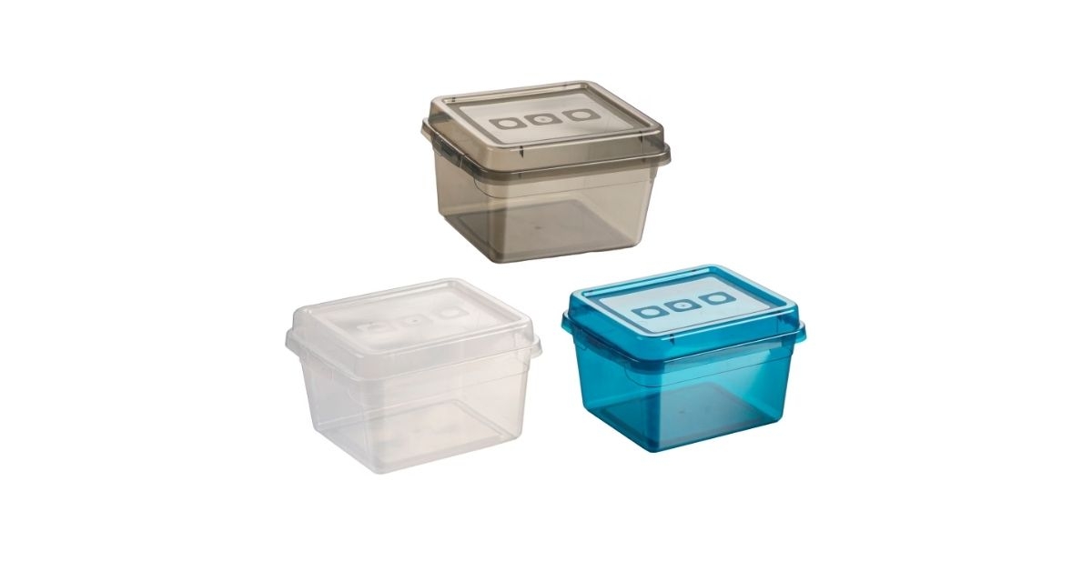 translucent plastic storage containers with lids