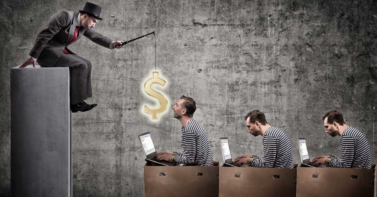 office slavery concept