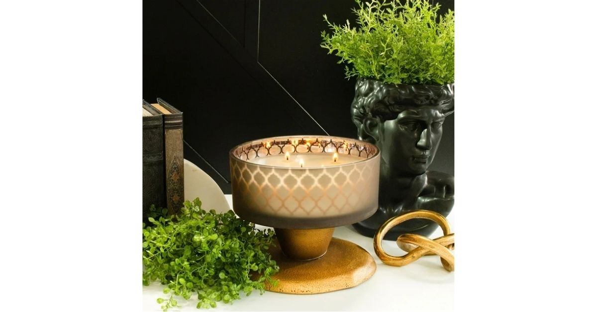 a luxury candle