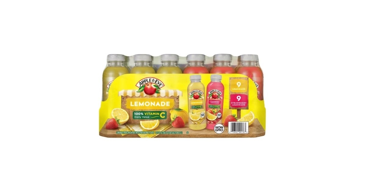 a bundle of apple eve lemonade