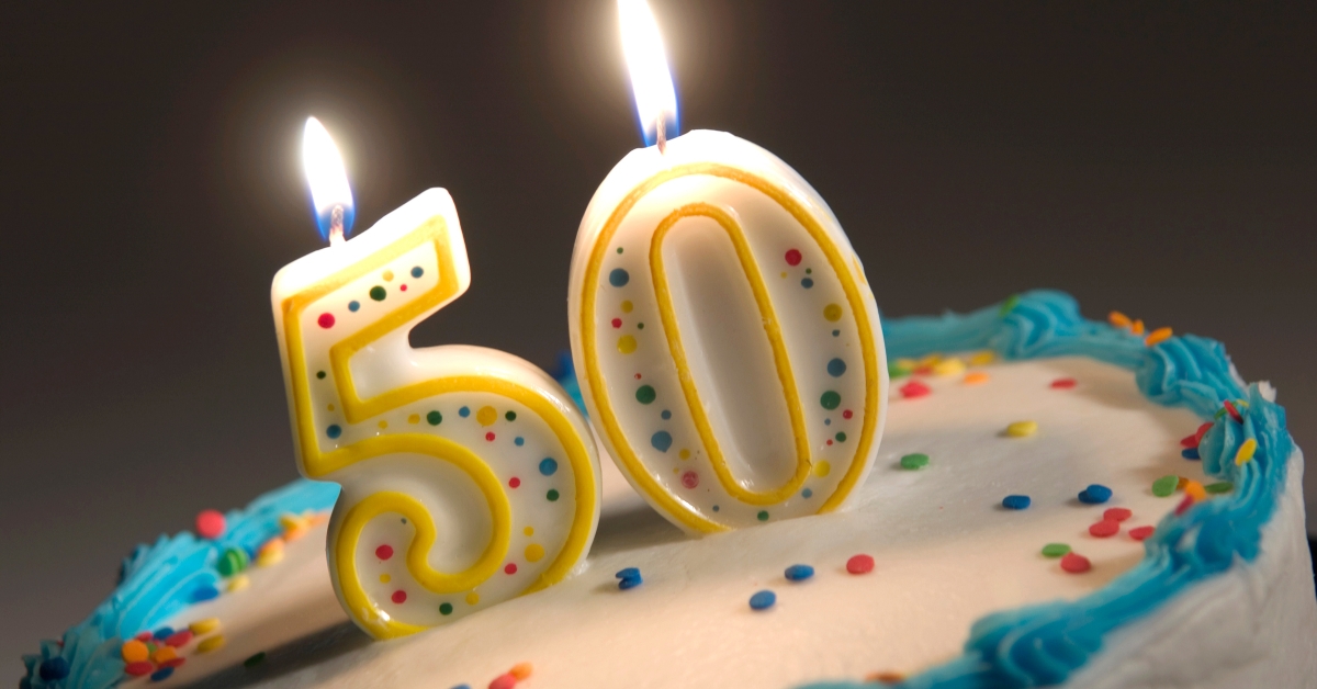 50th birthday cake 