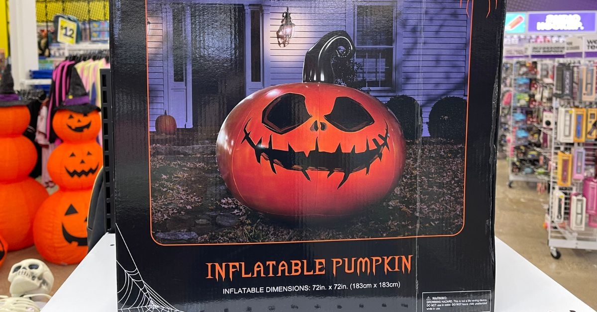 inflatable pumpkin