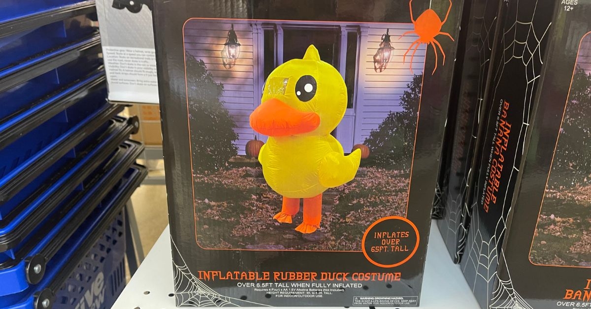 inflatable rubber duck costume