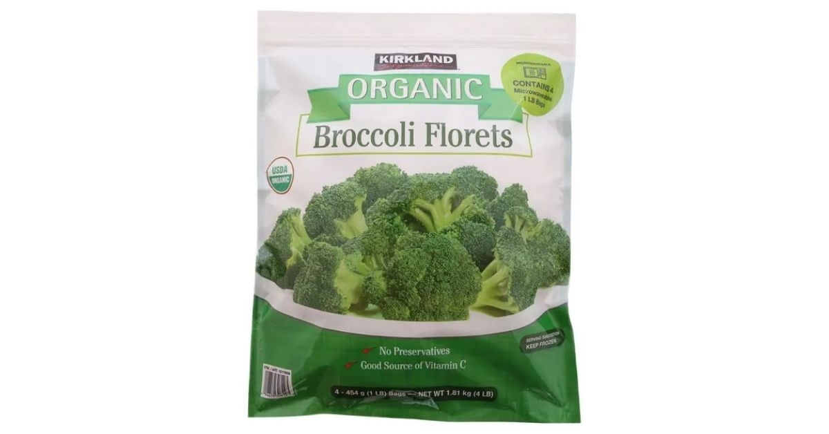 organic broccoli florets