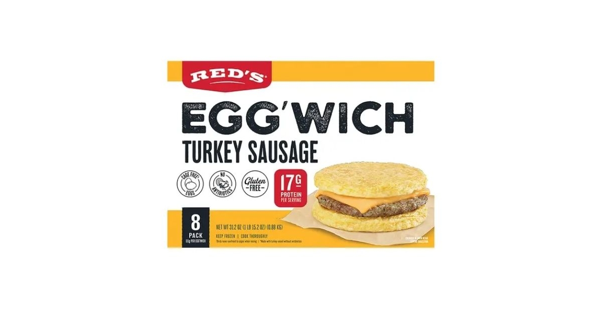reds egg wich turkey sausage
