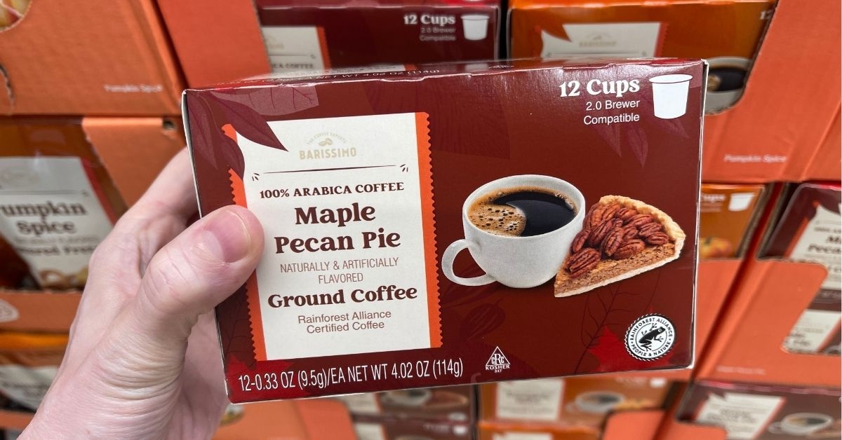 maple pecan pie ground coffee cups