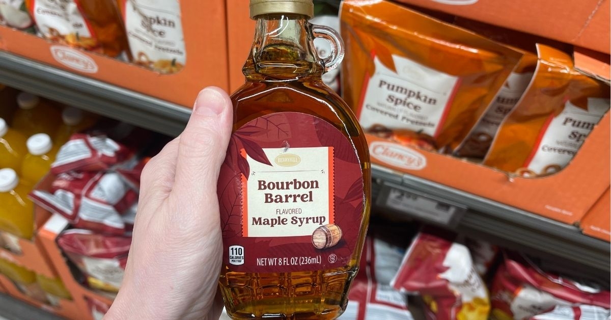 a flavored maple syrup
