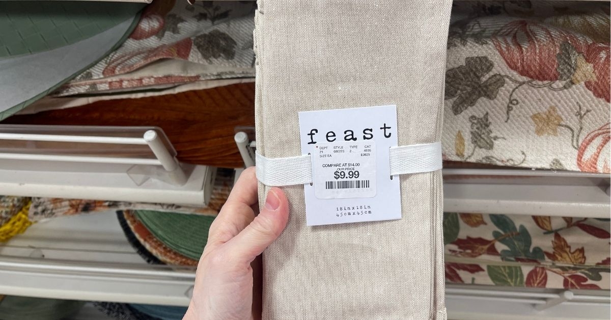 a bundle of feast napkins