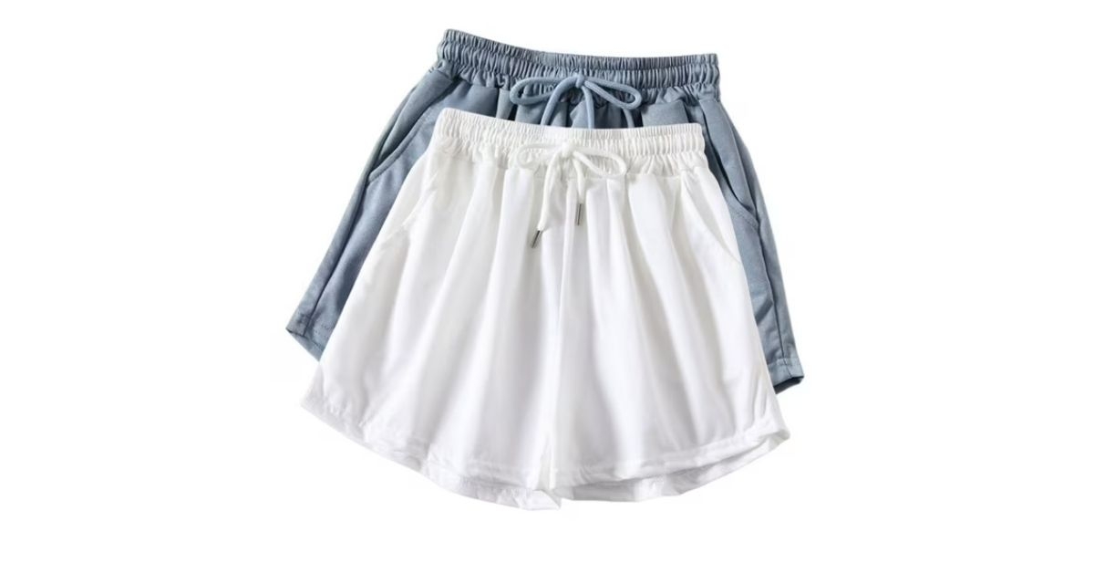 2-pack womens sweat shorts