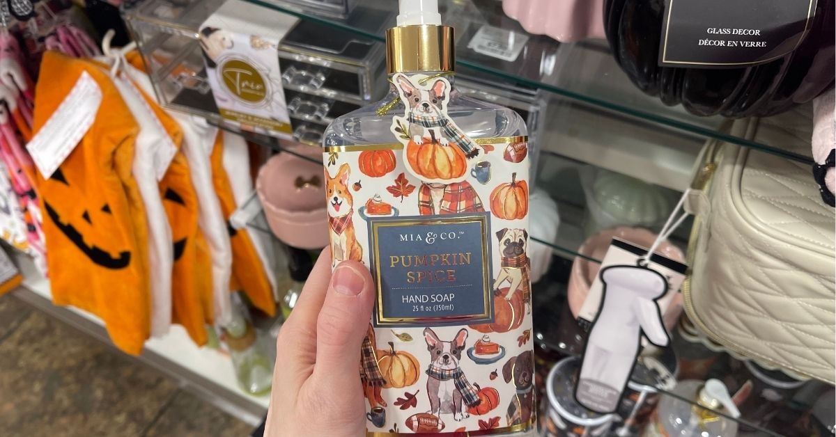 pumpkin spice hand soap