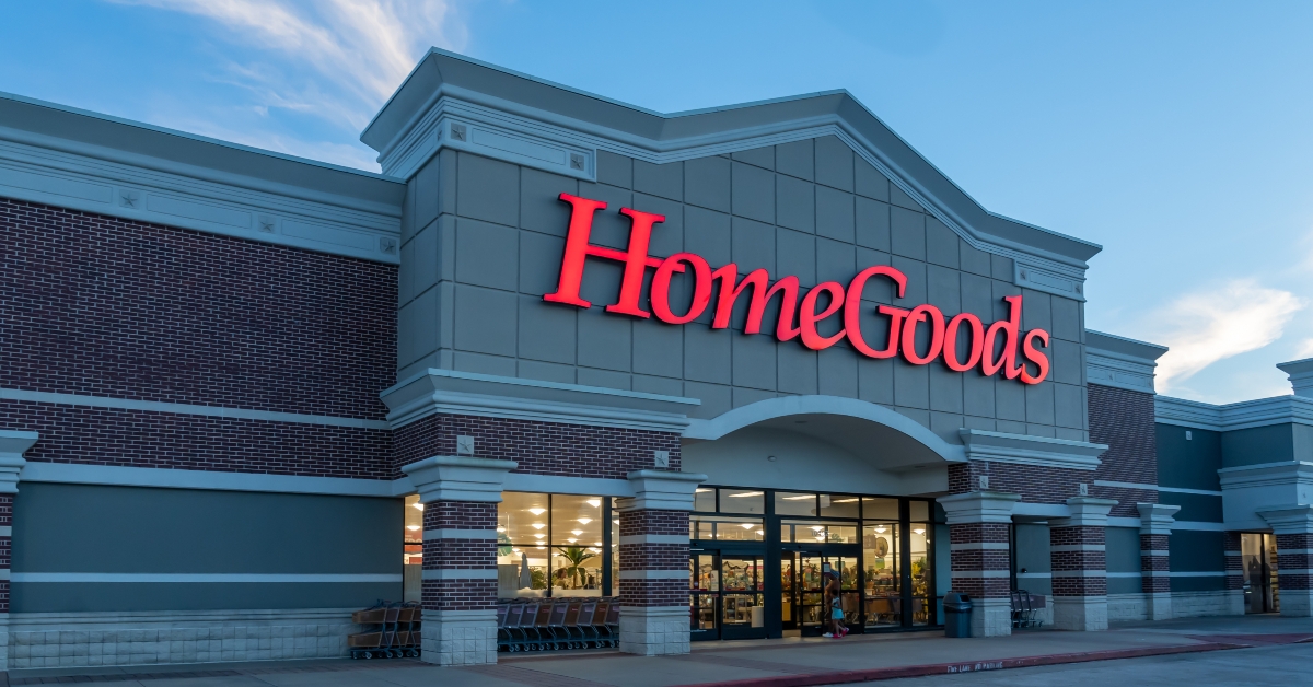 homegoods store at night