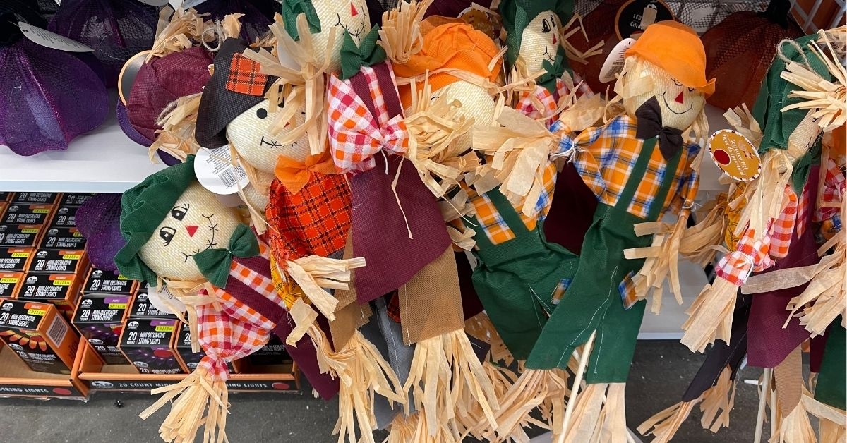 harvest inspired scarecrow stakes