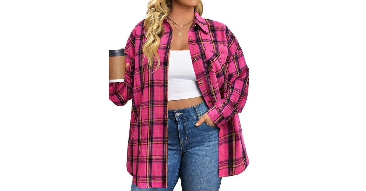 flannel plaid shirts for women
