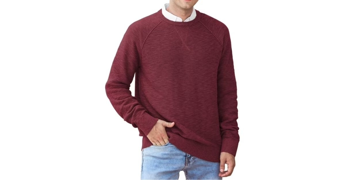 iceglad mens crewneck sweater