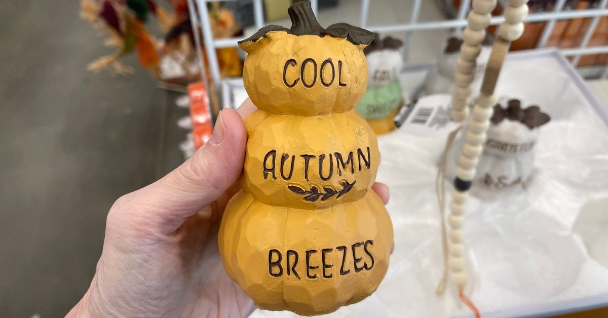 pumpkin tabletop decor