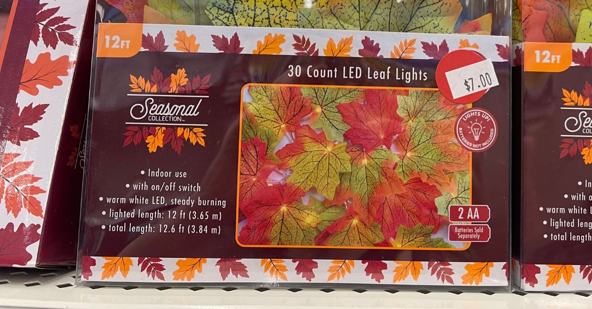 led leaf lights
