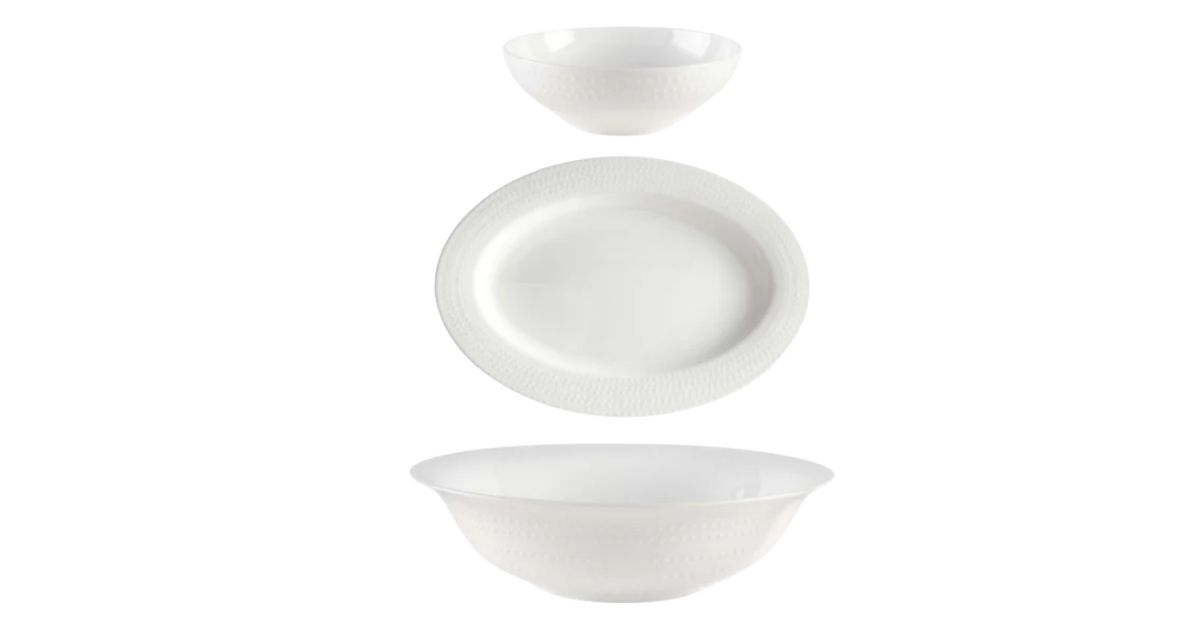 mikasa nellie 3 piece serving set