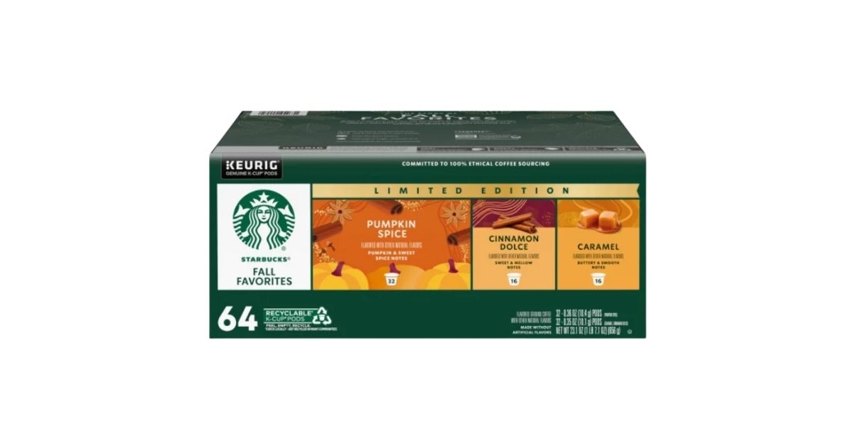 starbucks fall favorites variety pack k cups