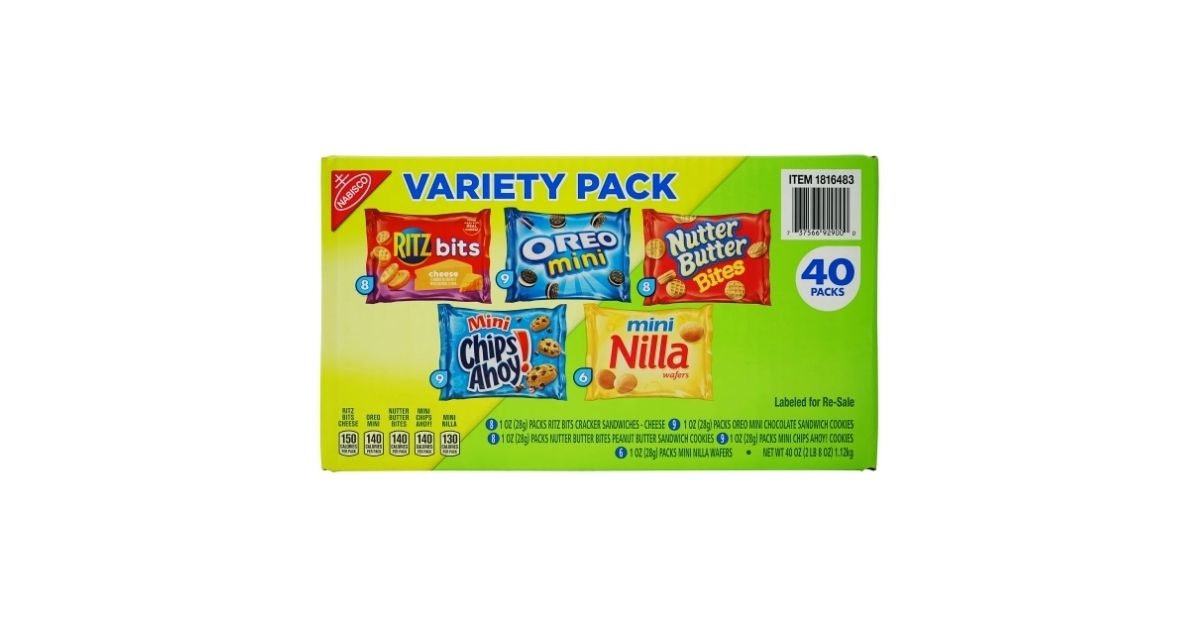 nabisco cookies crackers variety pack