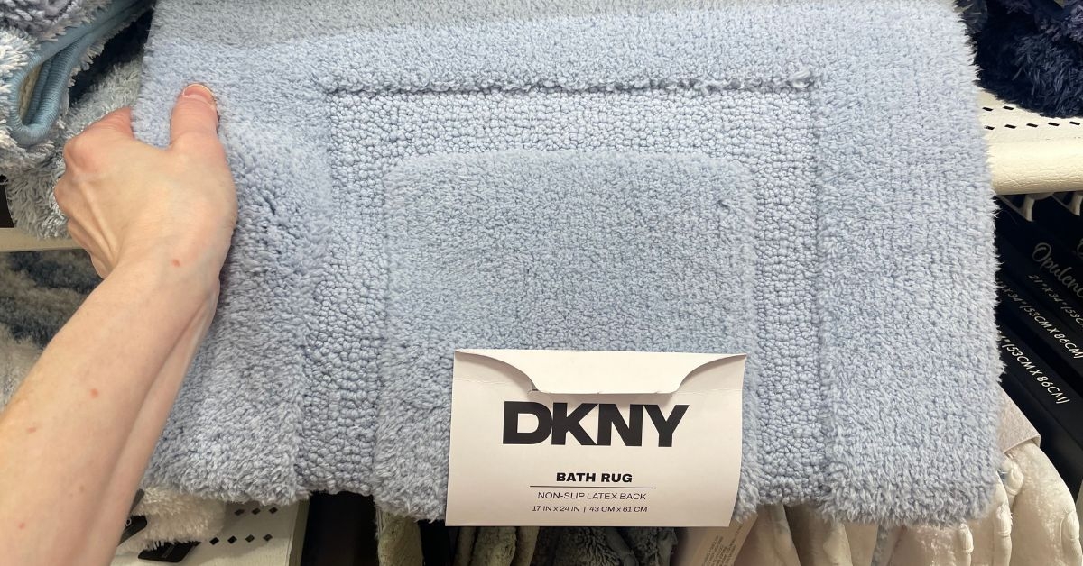 dkny bath rug
