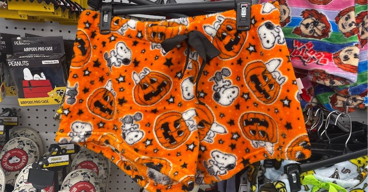 halloween sleep shorts
