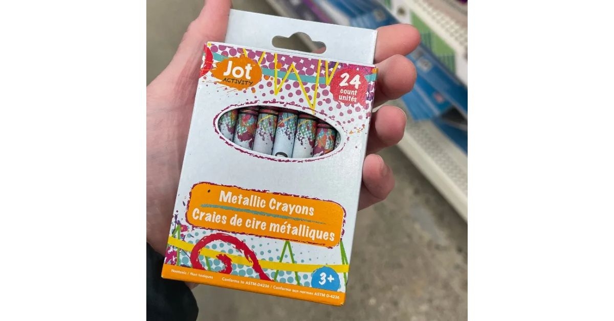 Jot Activity Metallic Crayons